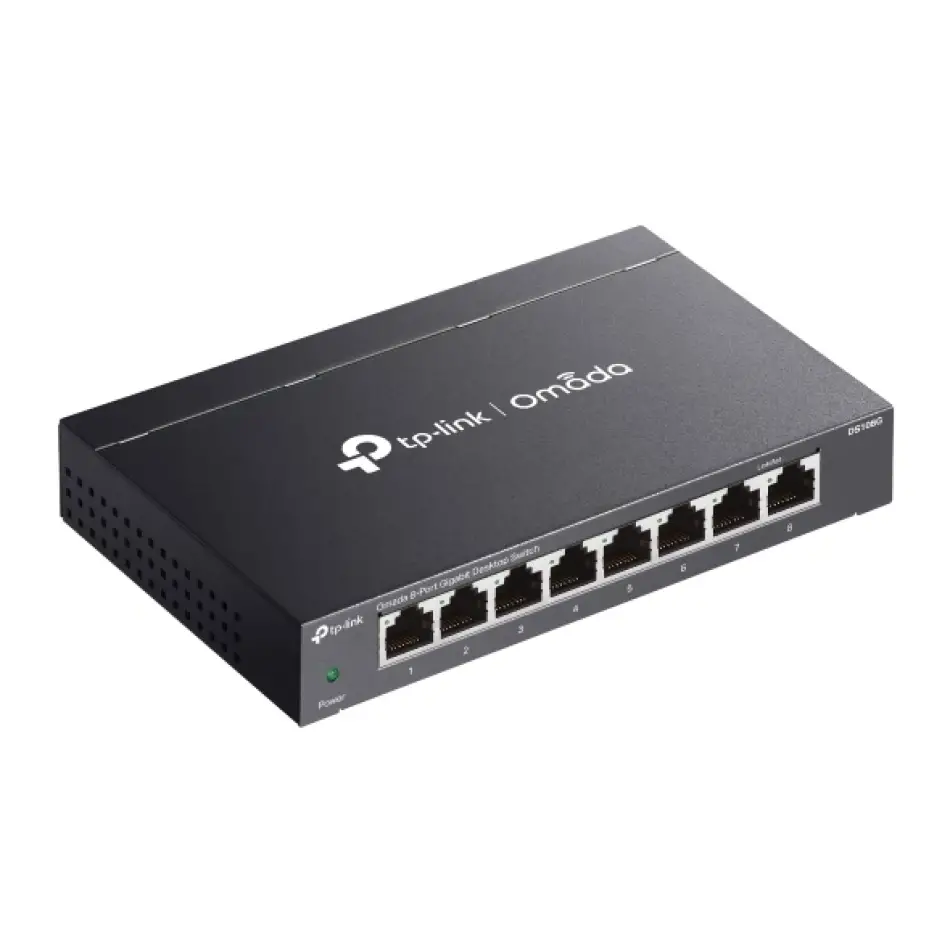 OMADA DS108G 8-PORT GIGABIT UNMANAGED DESKTOP SWIT