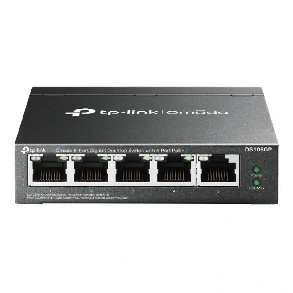 Omada Rr Ds105gp 65w 5ge Switch,4ge Poe,250m Poe