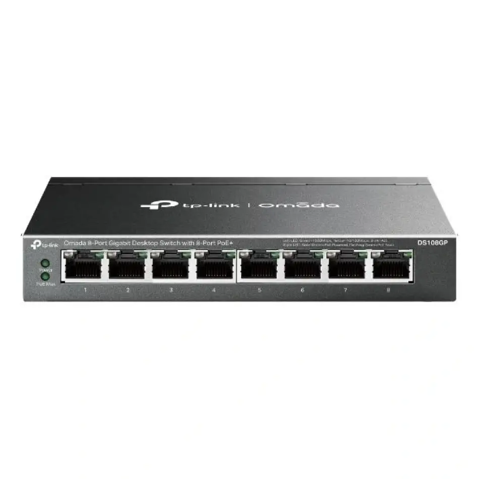 Omada Rr Ds108gp 64w 8ge Poe Switch,250m Poe,metal