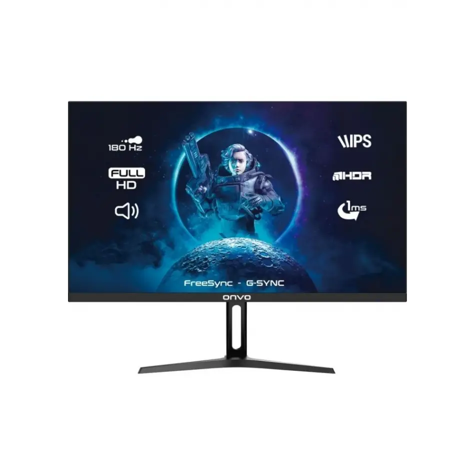 Onvo 24 Gaming 1ms 180hz Ips Fhd Hdmi+dp+hop