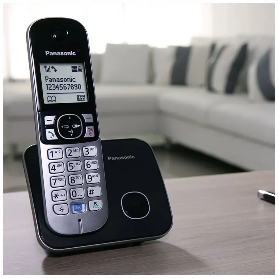 Panasonıc Kx-tg6811 Telsiz Telefon (gri) 18 Saat Konuşma, 170 Saat Bekleme, 120 Kişilik Rehber