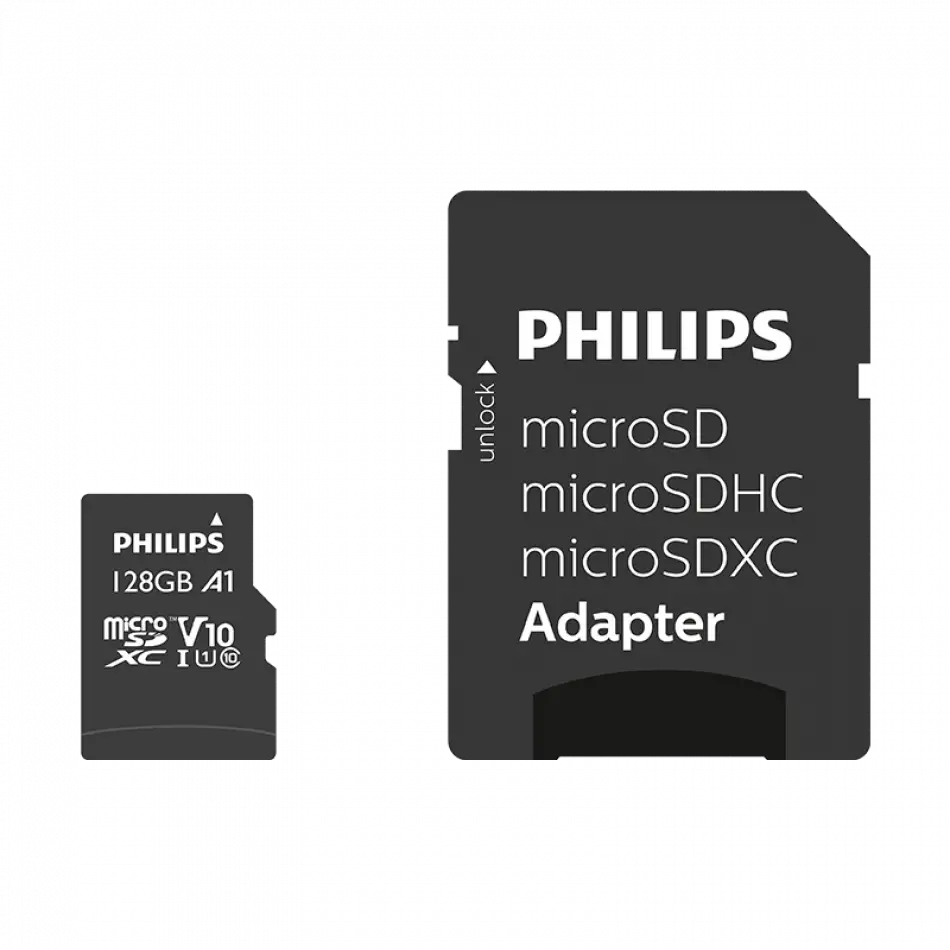 Phılıps 128gb Mıcro Sdxc 80 Mb/s C10 Fm12mp45b/00