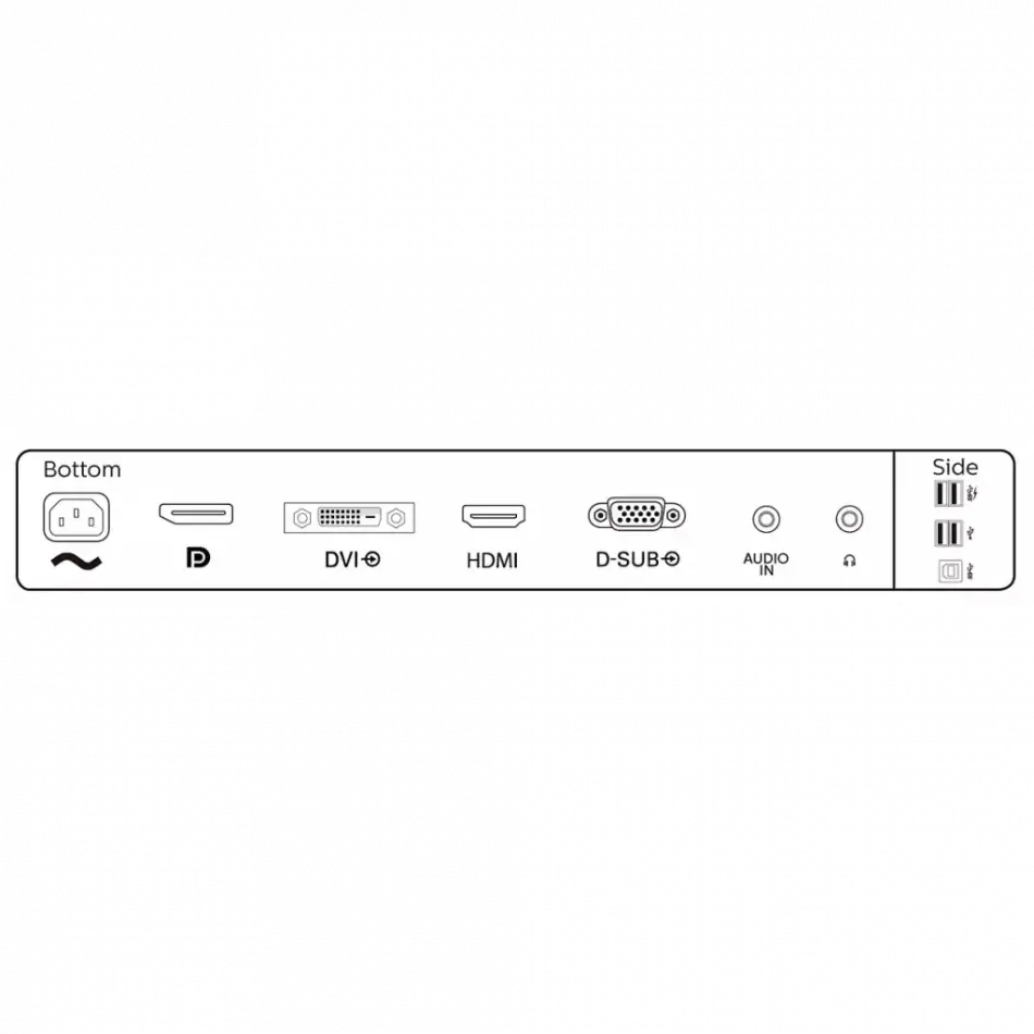 Phılıps 241b8Qjeb/00 23,8 5ms, 75hz, Full Hd, Hdmı, Dp, Dvı-d, D-sub, 4x Usb, 2x2w Hoparlör, Asansör Ayak, Ips Panel Monitör