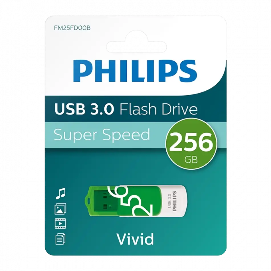 PHILIPS 256GB USB 3.0 100/150 MB/S FM25FD00B/00