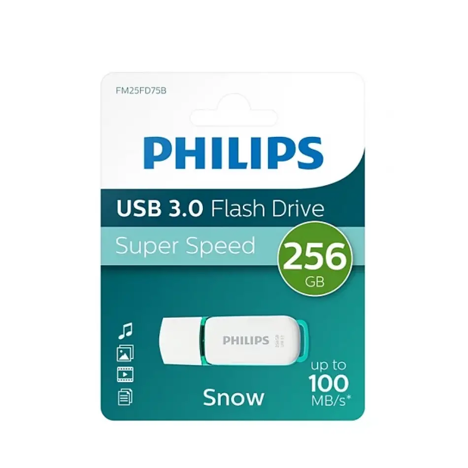 PHILIPS 256GB USB 3.0 SNOW BAHAR YEŞİLFM25FD75B/00