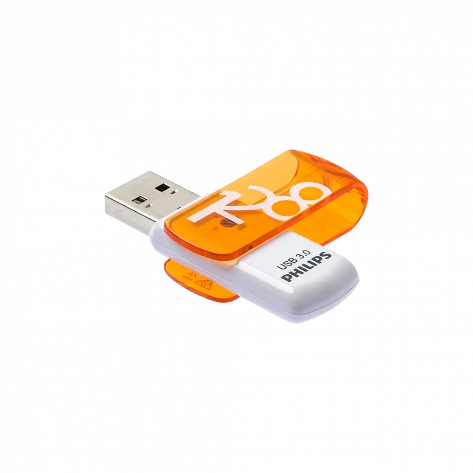 Phılıps Fm12fd00b, 128gb, Usb 3.0, Vivid, Turuncu, Flash Disk