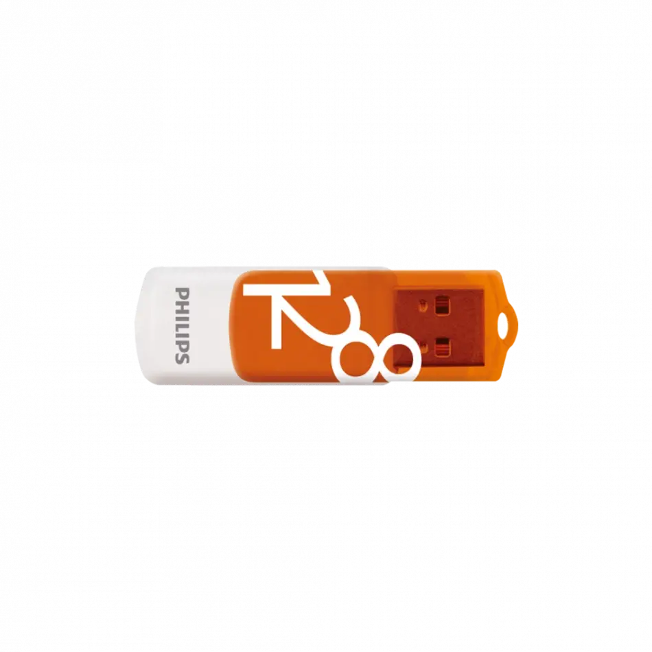 Phılıps Fm12fd05b, 128gb, Usb 2.0, Vivid, Turuncu, Flash Disk