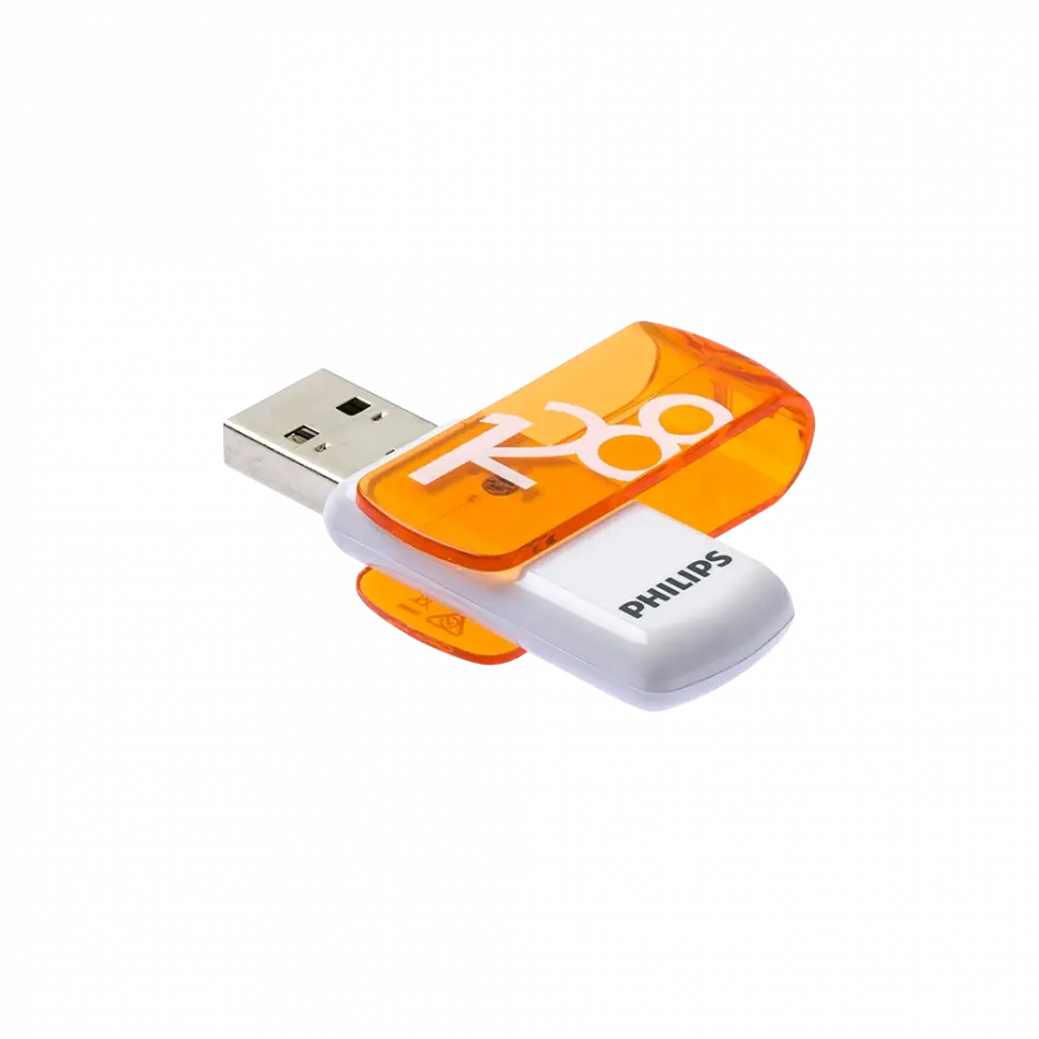 Phılıps Fm12fd05b, 128gb, Usb 2.0, Vivid, Turuncu, Flash Disk