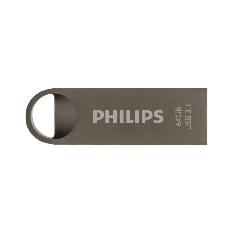 Phılıps Fm64fd165b, 64gb, Usb 3.1, Moon, Uzay Grisi, Flash Disk