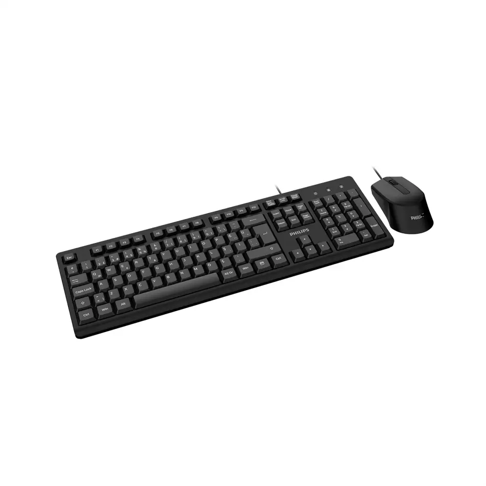 PHILIPS KABLOLU KLAVYE&MOUSE SET SPT6234 SİYAH