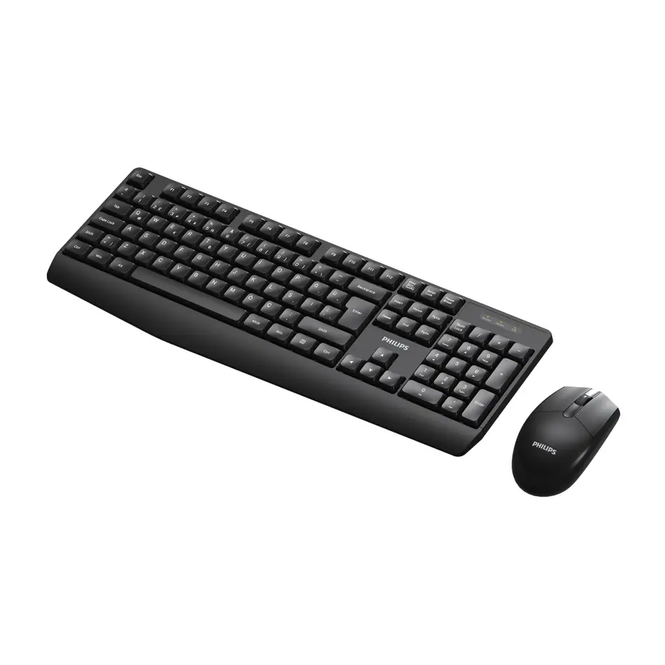 PHILIPS KABLOSUZ  KLAVYE&MOUSE SET SPT6337 SİYAH