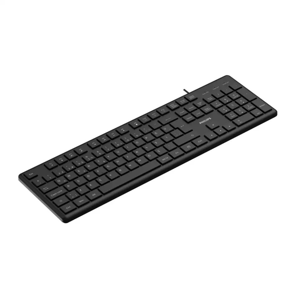 Phılıps Spk6248b, Usb Kablolu, Türkçe Q, Multimedya Klavye (siyah)