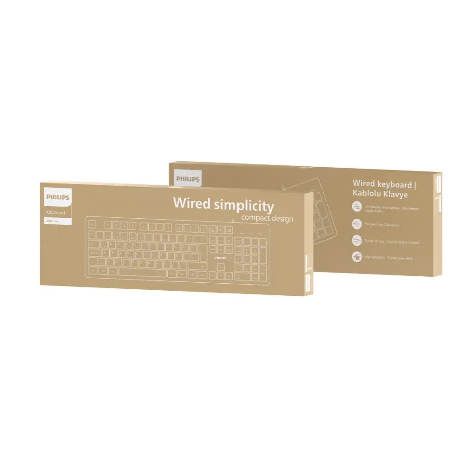 Phılıps Spk6248b, Usb Kablolu, Türkçe Q, Multimedya Klavye (siyah)