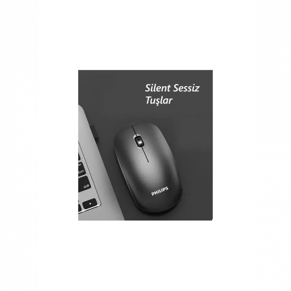 Phılıps Spk7315b, Siyah, Usb Nano 2,4gh Kablosuz, 1200dpi, Optic, 3 Tuşlu, Mouse