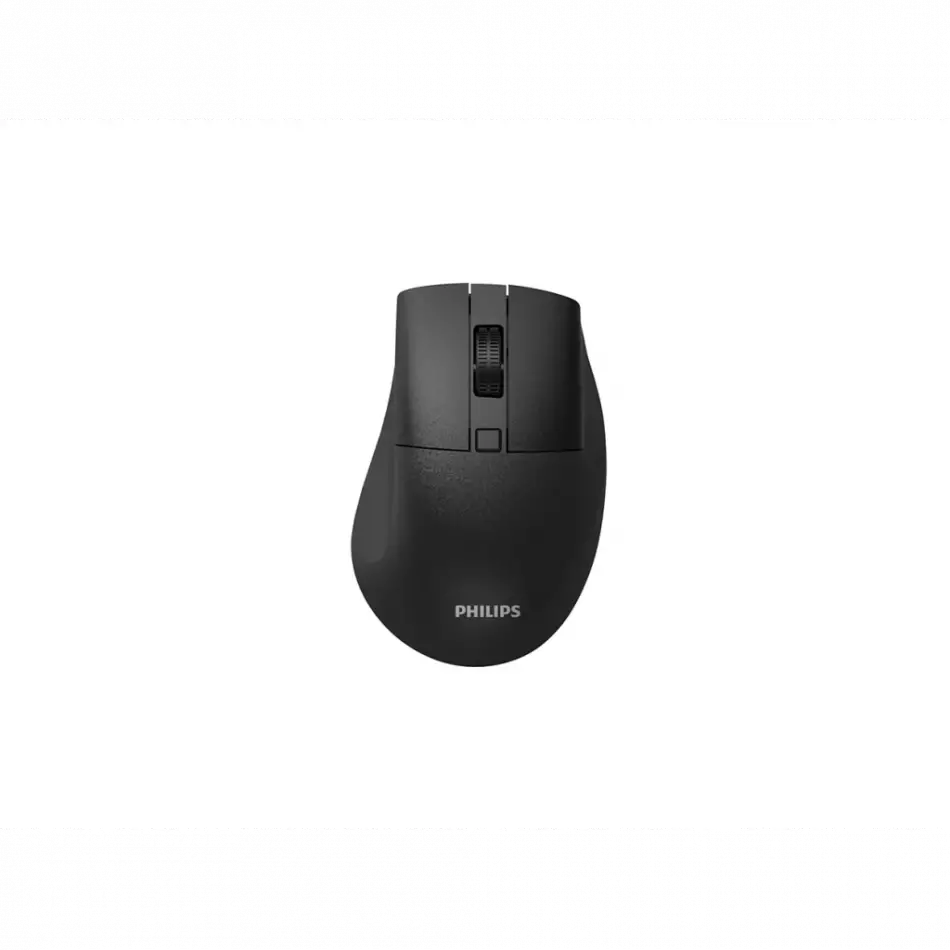 Phılıps Spk7528b, Sessiz, Siyah, Usb Nano  2,4gh Ve Bluetooth Kablosuz, 1600dpi, Optic, 3 Tuşlu Ergonamik Mouse
