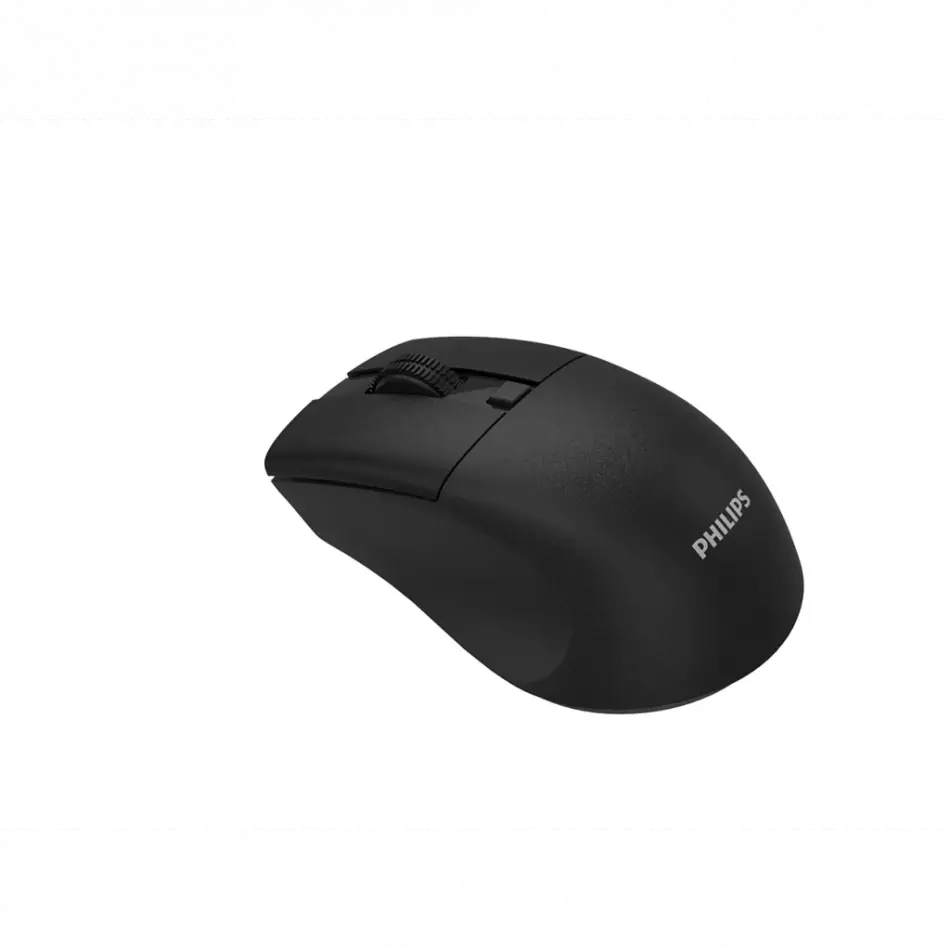 Phılıps Spk7528b, Sessiz, Siyah, Usb Nano  2,4gh Ve Bluetooth Kablosuz, 1600dpi, Optic, 3 Tuşlu Ergonamik Mouse