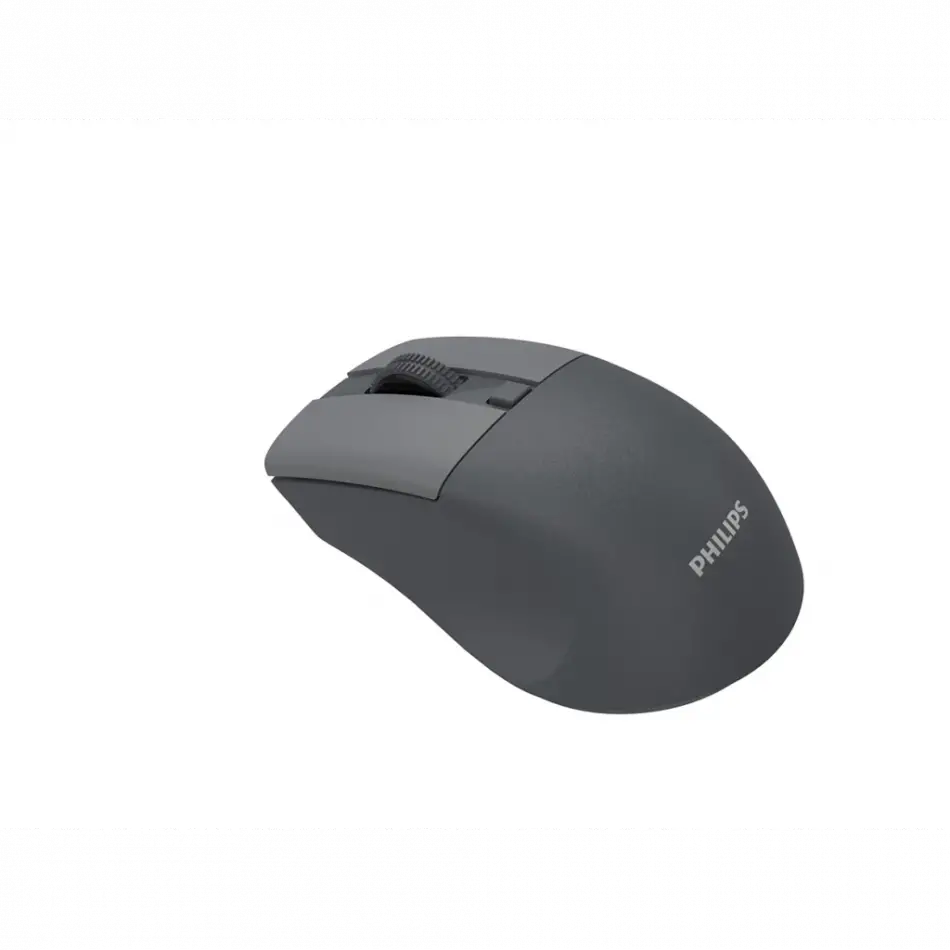 Phılıps Spk7528g, Sessiz, Gri, Usb Nano  2,4gh Ve Bluetooth Kablosuz, 1600dpi, Optic, 3 Tuşlu Ergonamik Mouse