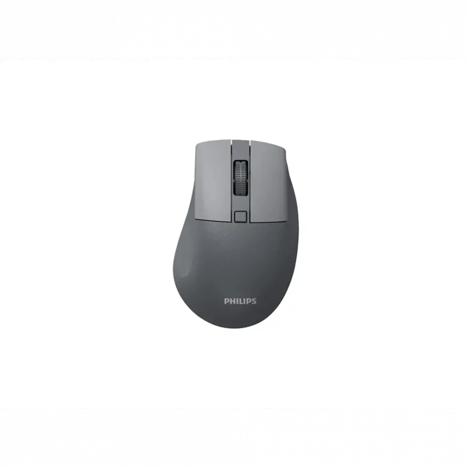 Phılıps Spk7528g, Sessiz, Gri, Usb Nano  2,4gh Ve Bluetooth Kablosuz, 1600dpi, Optic, 3 Tuşlu Ergonamik Mouse
