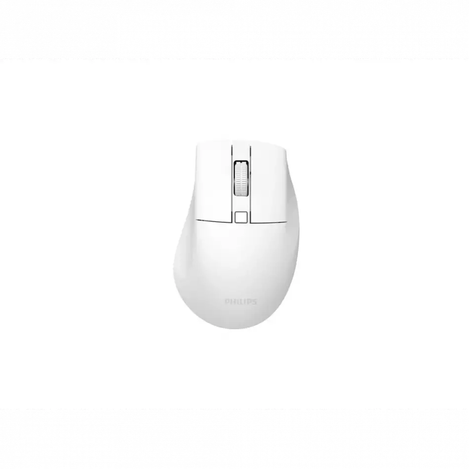 Phılıps Spk7528w, Sessiz, Beyaz, Usb Nano  2,4gh Ve Bluetooth Kablosuz, 1600dpi, Optic, 3 Tuşlu Ergonamik Mouse