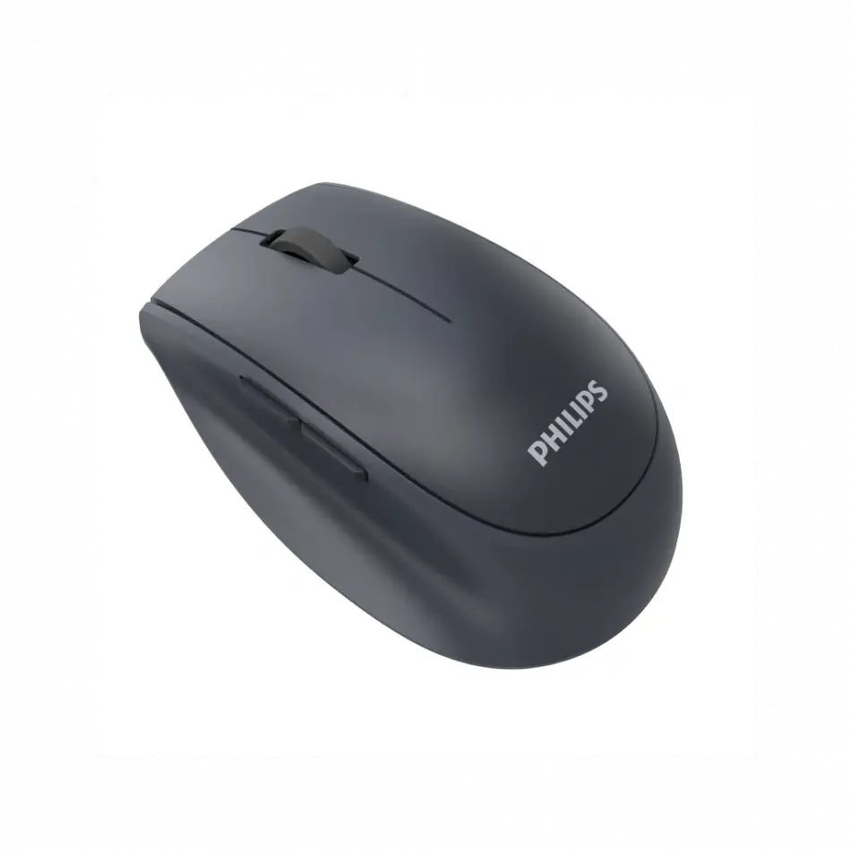 Phılıps Spk7627k, Gri, Usb Nano 2,4gh Ve Bluetooth Kablosuz, 1600dpi, Optic, 5 Tuşlu, Şarj Edilebilir, Mouse