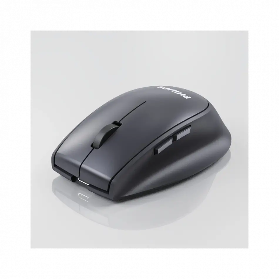 Phılıps Spk7627k, Gri, Usb Nano 2,4gh Ve Bluetooth Kablosuz, 1600dpi, Optic, 5 Tuşlu, Şarj Edilebilir, Mouse