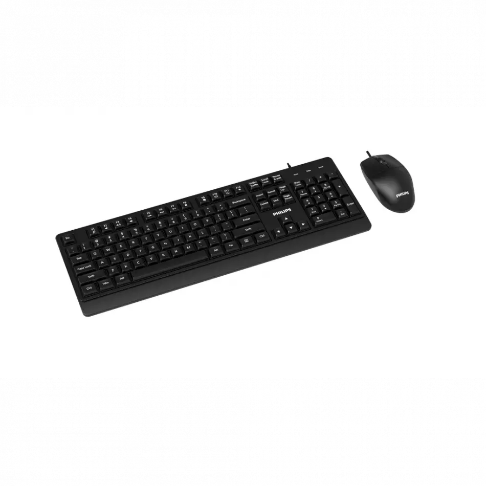 Phılıps Spt6247b, Siyah, Türkçe Q, Usb Kablolu, Multimedya Klavye Mouse Set