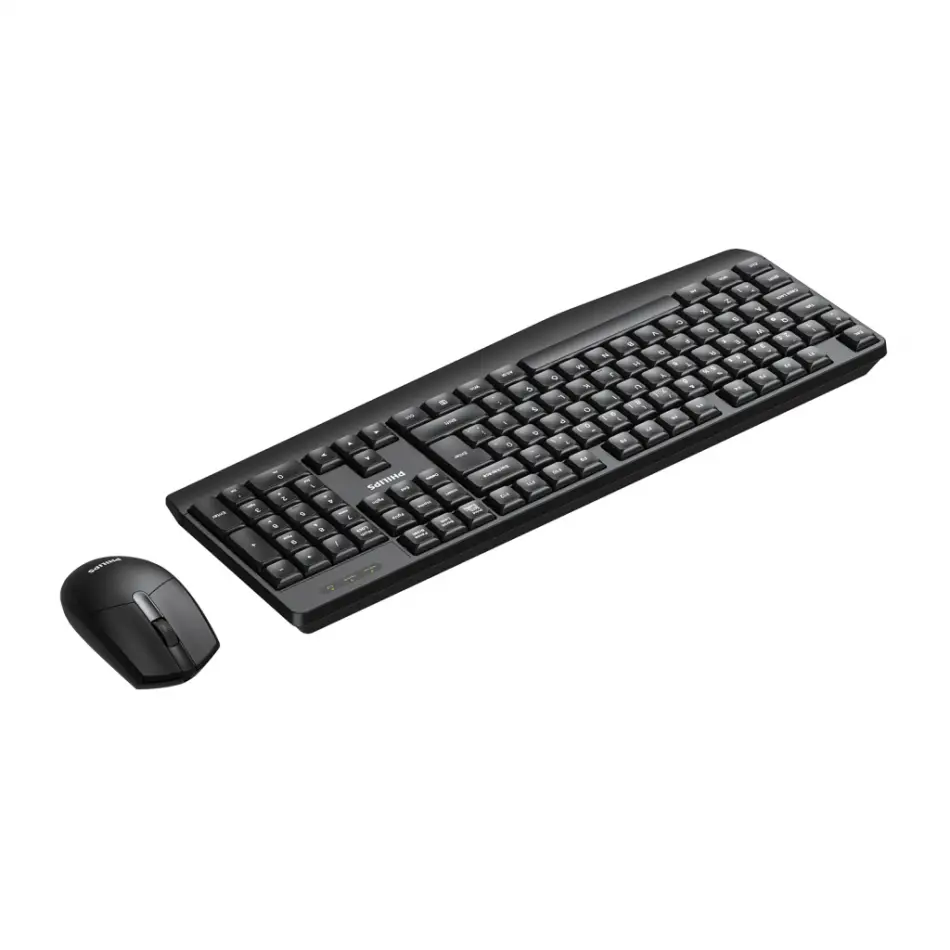 Phılıps Spt6337b, Siyah, Türkçe Q, 2.4ghz Kablosuz, Klavye Mouse Set