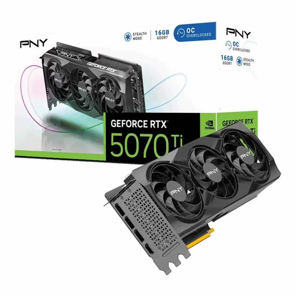 PNY RTX 5070 Ti OC 16GB GDDR7 256Bit (VCG5070T16TFXPB1-O) Ekran Kartı
