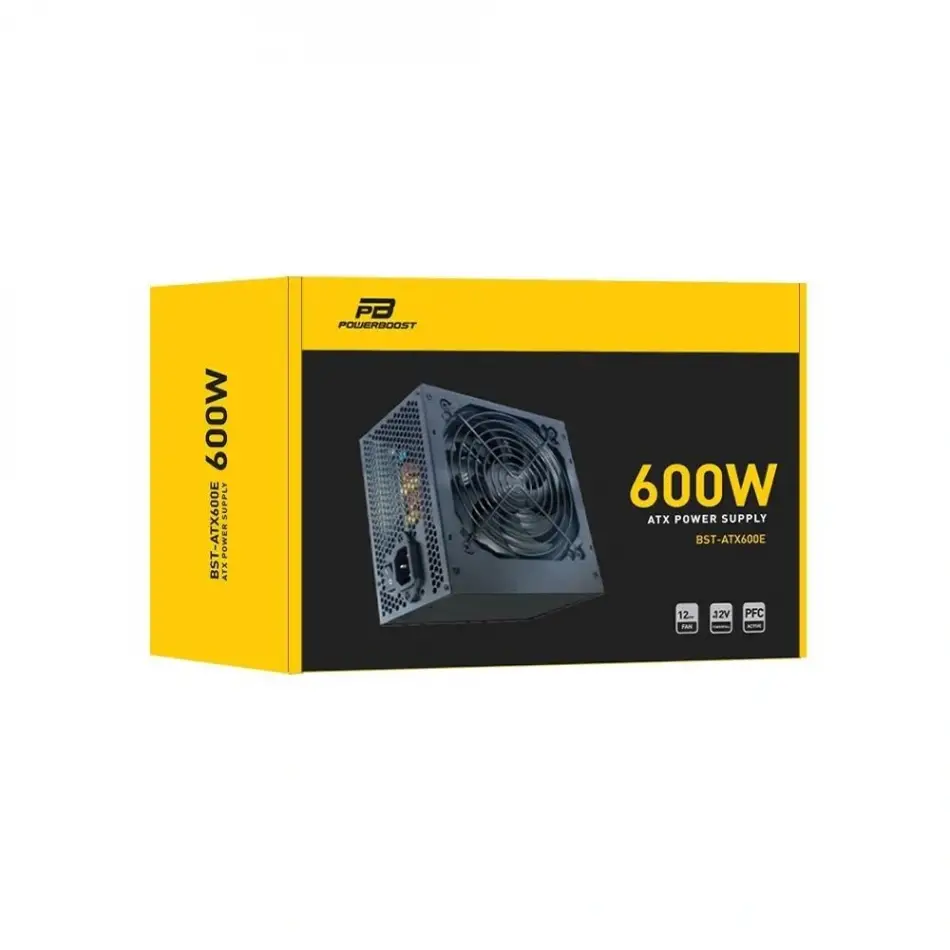 Powerboost 600w Power 12cm Fanlı Bst-atx600e