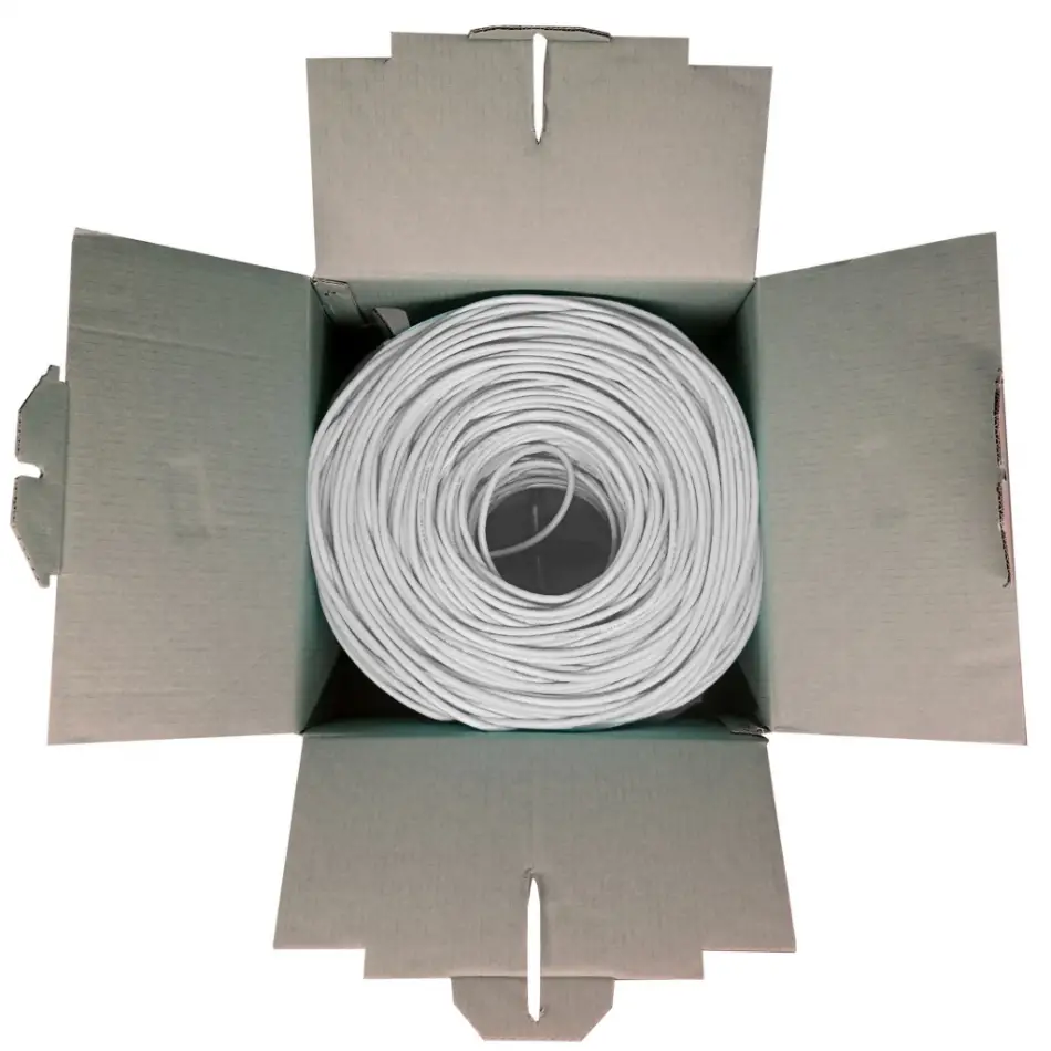 Powergate Cat6-box-gy, 23awg 0,57mm, Utp, Cat6 Kablo, 305m, Gri