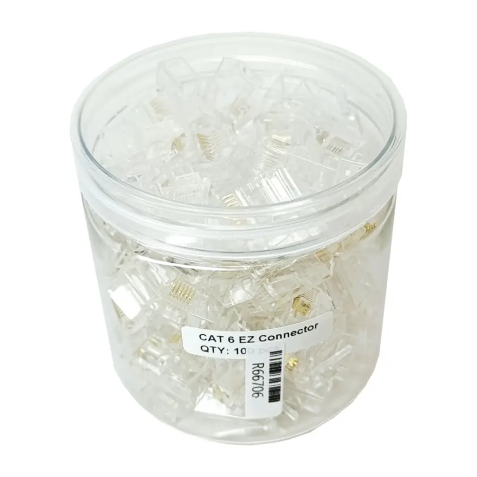 Powergate Pg-j02, Rj45, Yeni Nesil Utp Jac,  Cat6, (100lü Kutu)