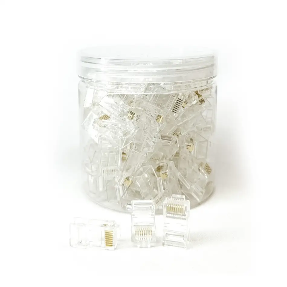 Powergate Pg-j02, Rj45, Yeni Nesil Utp Jac,  Cat6, (100lü Kutu)