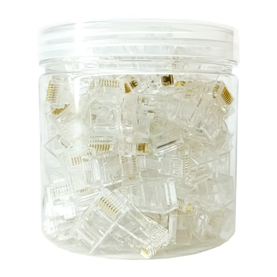 Powergate Pg-j02, Rj45, Yeni Nesil Utp Jac,  Cat6, (100lü Kutu)