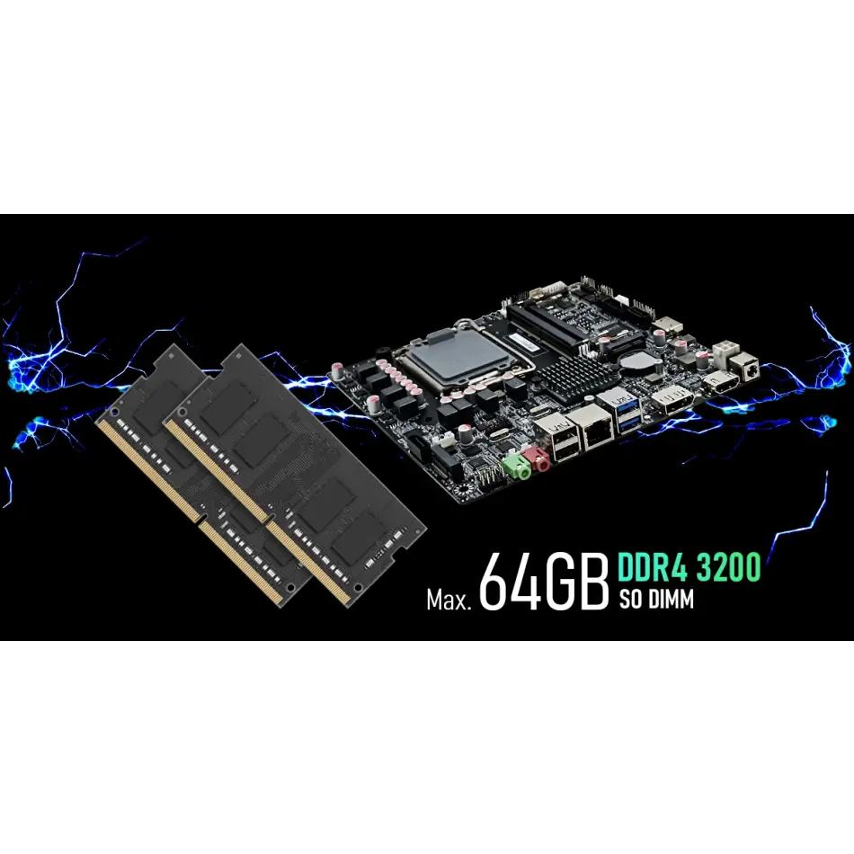 PRITTEC OX1 Q7-TH610L MINI PC I5-12400 / 8GB / 512 Nvme M2 / Free Dos