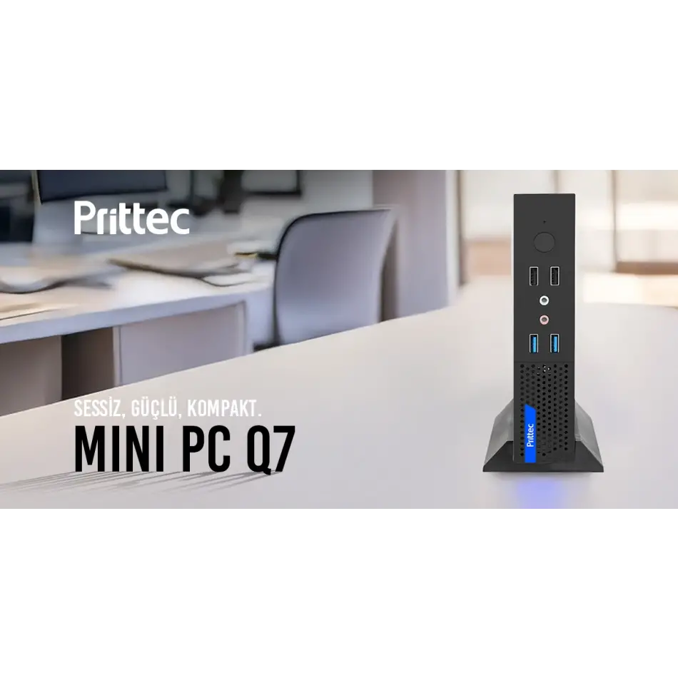 PRITTEC Q7-TH610L MINI PC I3-12100 /12 GB / 512 Nvme M2 / Free Dos
