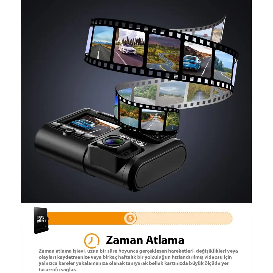 Pruveeo D30 Wı-fı 4k Arac Kamerası
