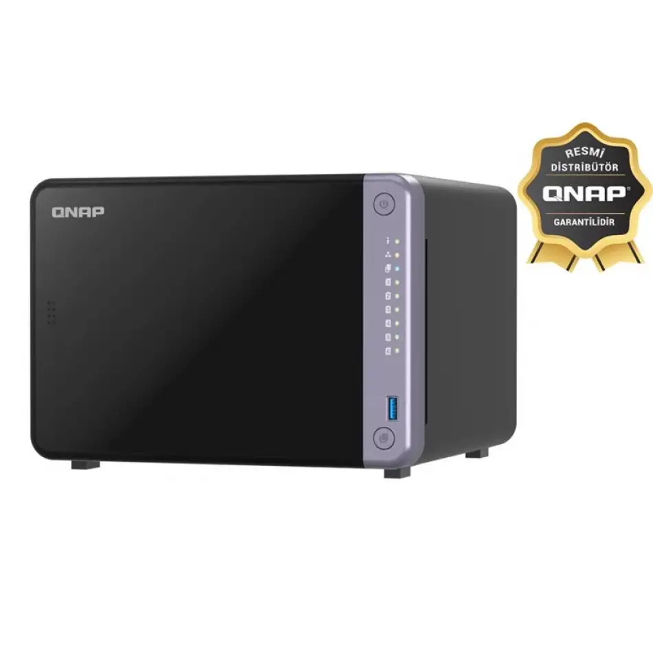 Qnap Ts-632x-4gb Ram 6 Hdd Yuvalı Tower Nas (resmi Distribütör Garantili)