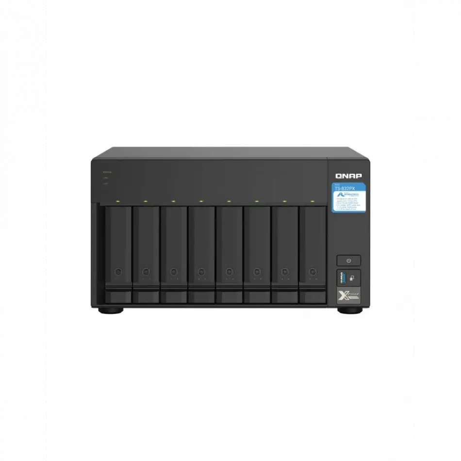 Qnap Turbonas Ts-832px-4g, 4gb Ram, 8xyuvalı, Tower Nas