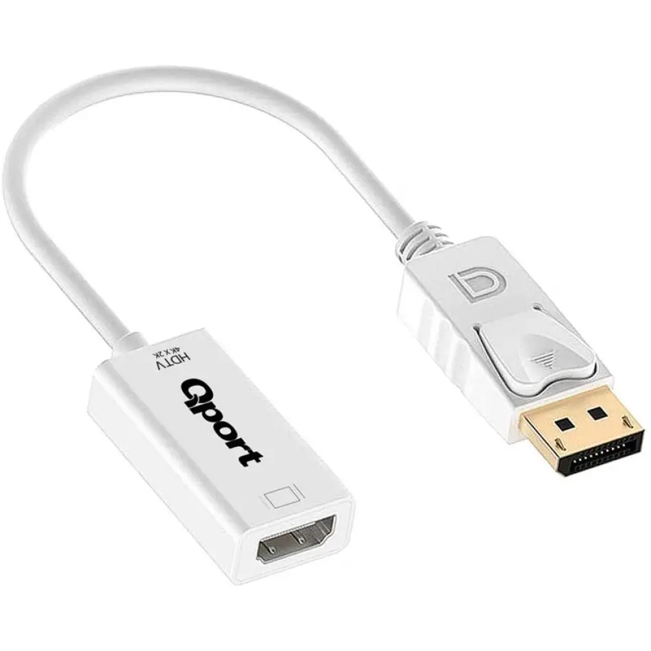 Qport Q-dp-hdb Dısplay Port To Hdmı 4k Çevirici