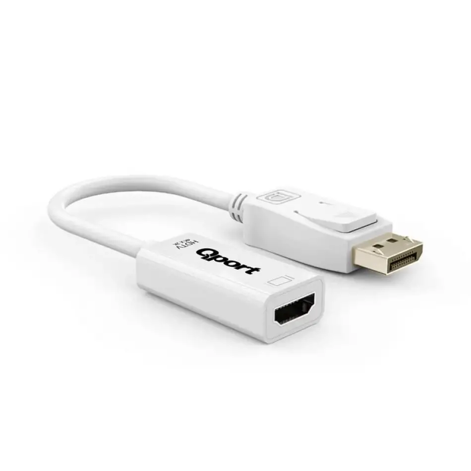Qport Q-dp-hdb Dısplay Port To Hdmı 4k Çevirici