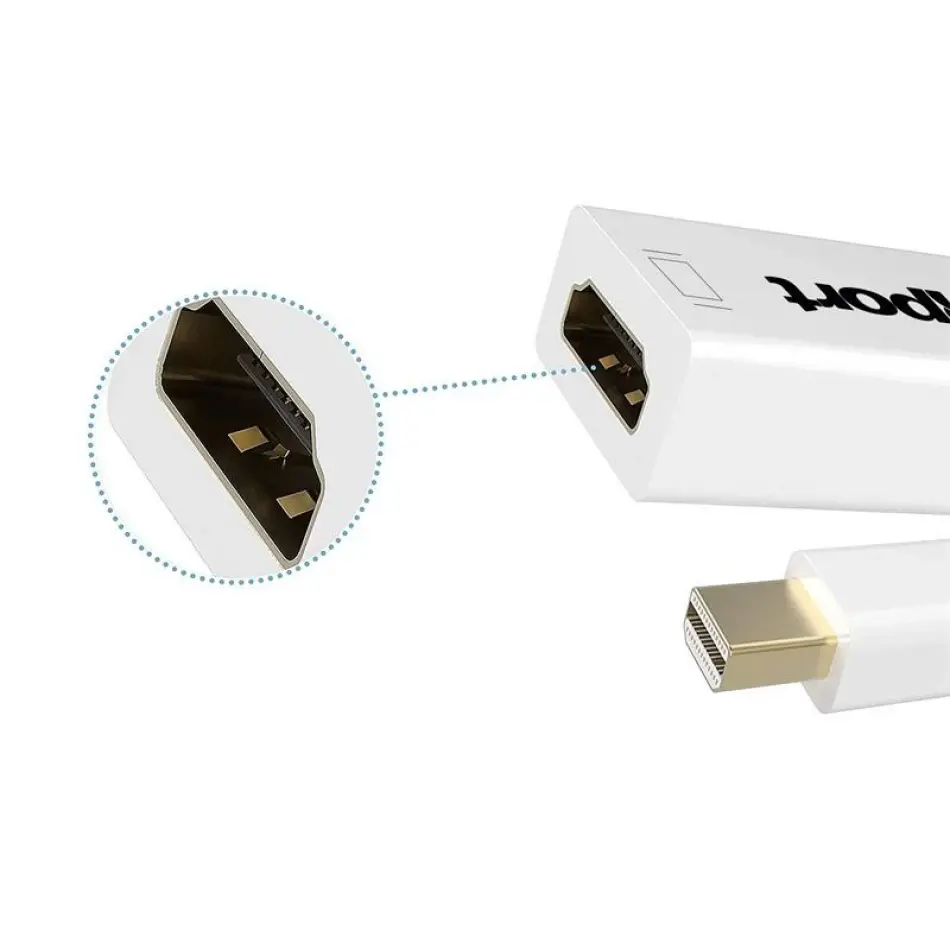 Qport Q-dp-hdm Mını Dısplay Port To Hdmı Dönüştürücü