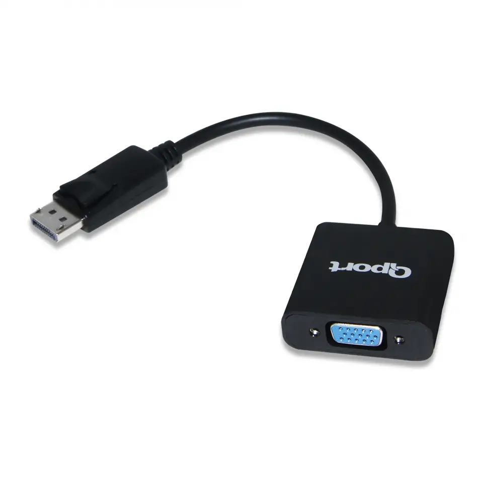 Qport Q-dp-vga Dp(e)=>vga (e )çevirici