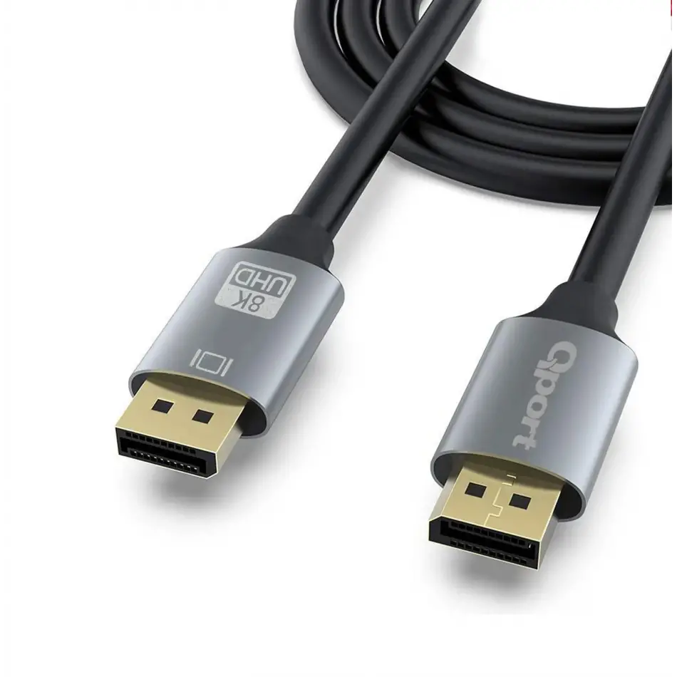 Qport Q-dp34 3m Displayport 1,4v Kablo
