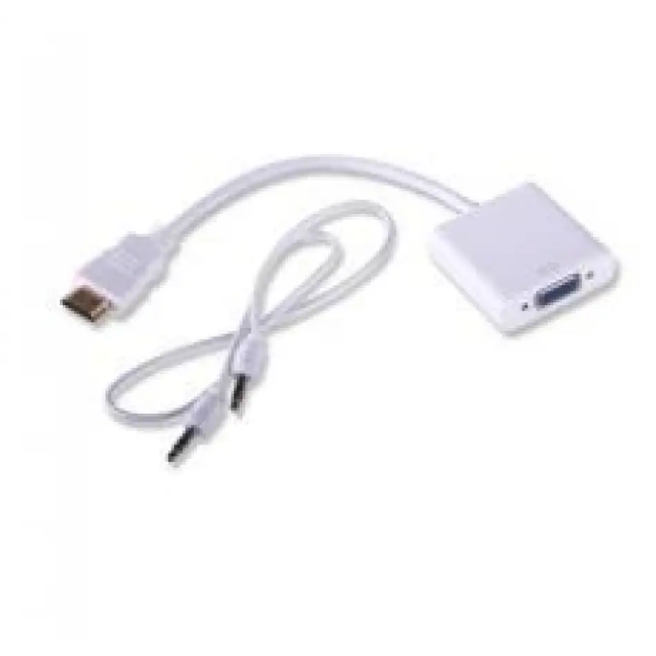 Qport Q-hd-vgj  Hdmı To Vga Cevırıcı+ Ses Jack