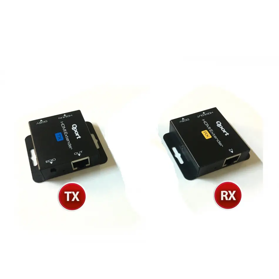 Qport Q-hex2 Hdmı Extender Cat6 60m 2 Li Paket