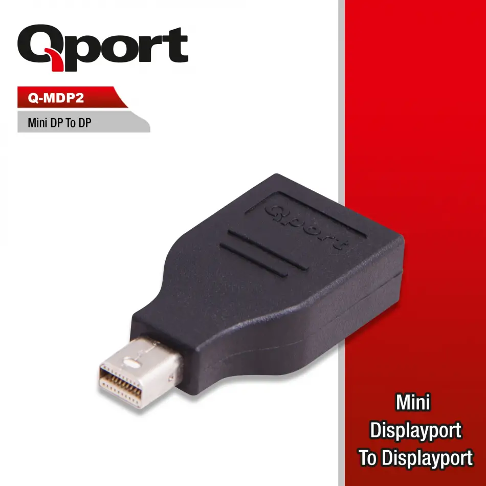 Qport Q-mdp2 Mını Dısplay Port To Dısplay Port Cevırıcı