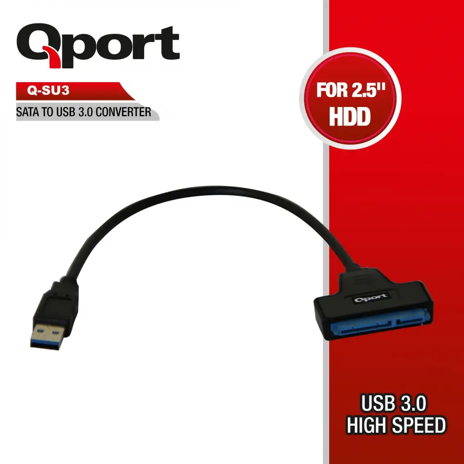 Qport Q-su3  Sata=> Usb3.0 Çevirici