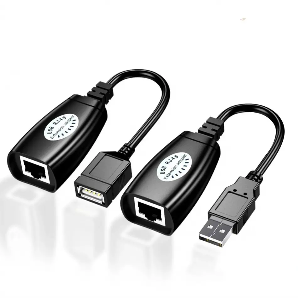 Qport Q-ux2  Usb 60m Cat 5-6 Uzatma Cihazı