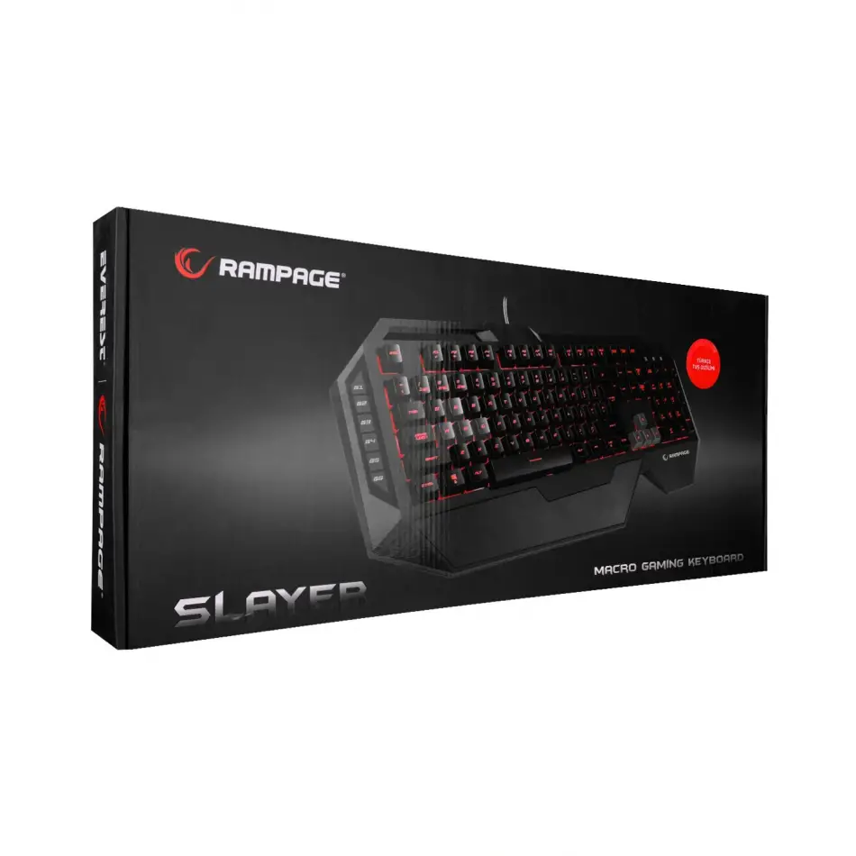 Rampage Slayer Kb-r11 Siyah Q Usb Oyuncu Klavye