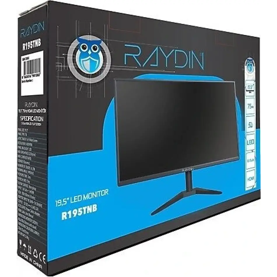 Raydın 19,5 5ms 75hz Hd Led Vga-hdmi (r195tnb)